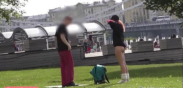  Ass flashing in public by Jeny Smith. Bubble butt hidden spy cam